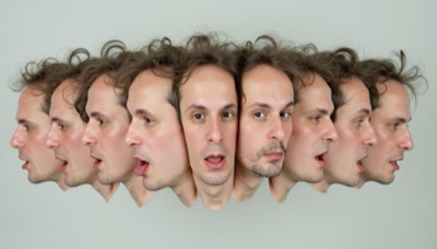 AI-generated film still from Me-Me exploring identity and unlived destinies in Milan